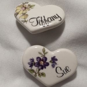 Tiffany and Sue Earthy Endeavors Inc  pins